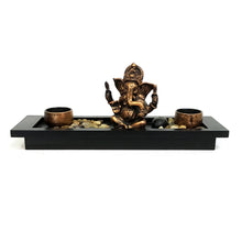 Load image into Gallery viewer, Ganesha Tealight Zen Garden, 14in
