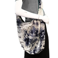 Load image into Gallery viewer, Batik Pattern 2-Pocket Sling Bag, Blue
