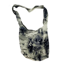 Load image into Gallery viewer, Batik Pattern 2-Pocket Sling Bag, Blue
