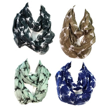 Load image into Gallery viewer, Ladies Fashion Infinity Scarf, Horse Print
