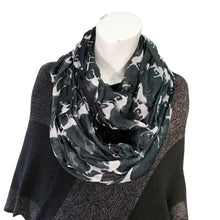 Load image into Gallery viewer, Ladies Fashion Infinity Scarf, Horse Print
