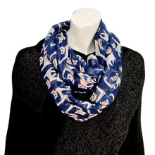 Load image into Gallery viewer, Ladies Fashion Infinity Scarf, Cat Print
