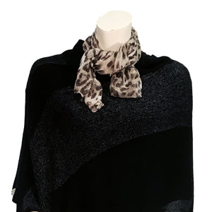 Ladies Fashion Long Scarf, Animal Print