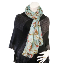 Load image into Gallery viewer, Ladies Fashion Long Scarf, Birds Print, 4 Asst
