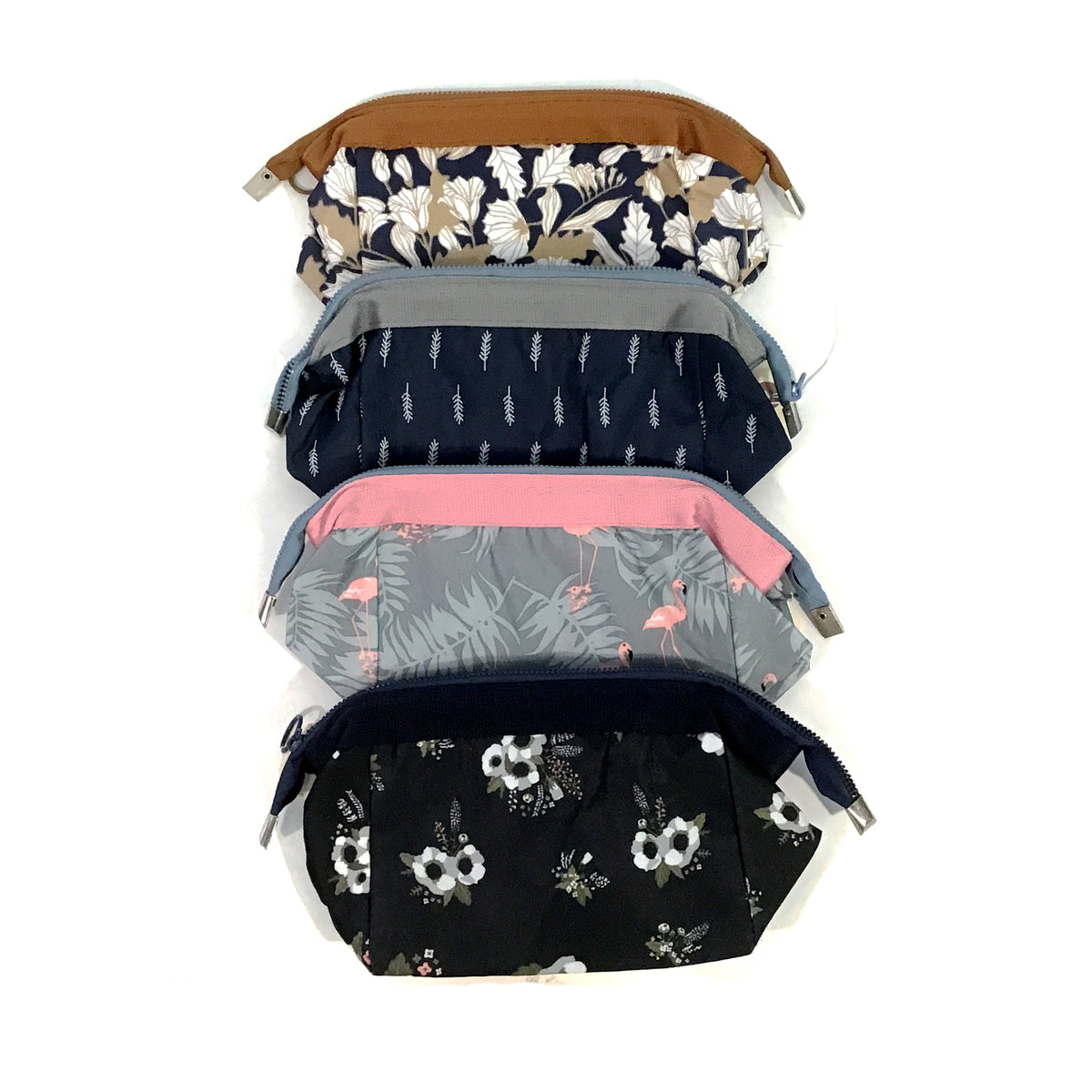 Floral PVC Cosmetic Bag/Pouch, 4 Styles