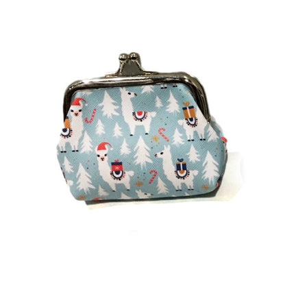 Llama Coin Purse with Metal Clasp, 6 Styles