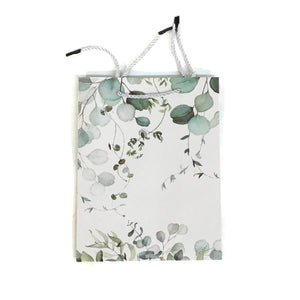 Green Leaves Gift Bag, 9in x 7in