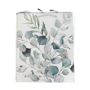 Green Leaves Gift Bag, 12.5in x 10.25in