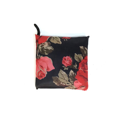 Nylon Fold-Up Bag with Snap, 15in x 14in, Assorted