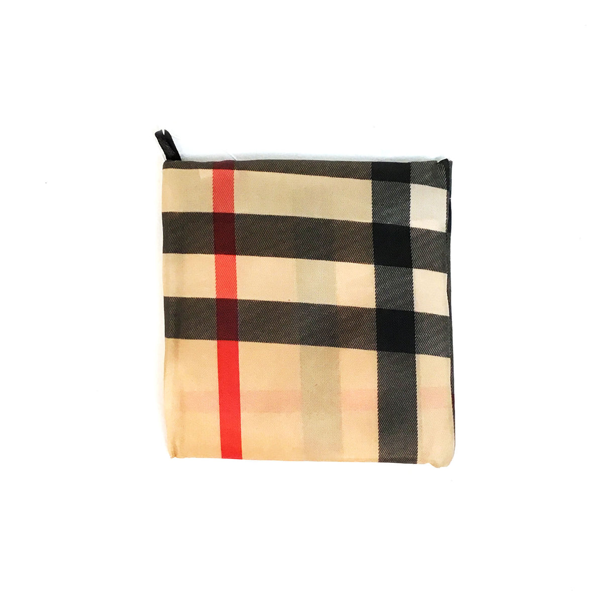 Nylon Fold-Up Bag with Snap, 15in x 14in, Assorted