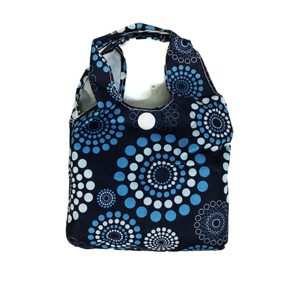 Nylon Fold-Up Bag w/ Handle, 15in x 14in, Assorted