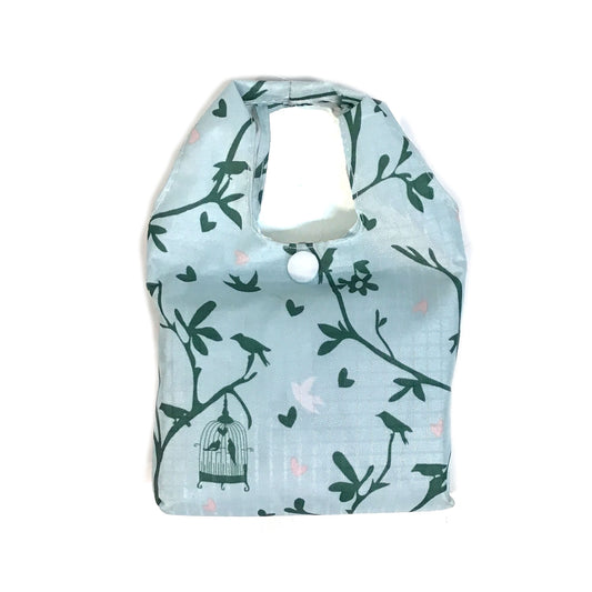 Nylon Fold-Up Bag w/ Handle, 15in x 14in, Assorted