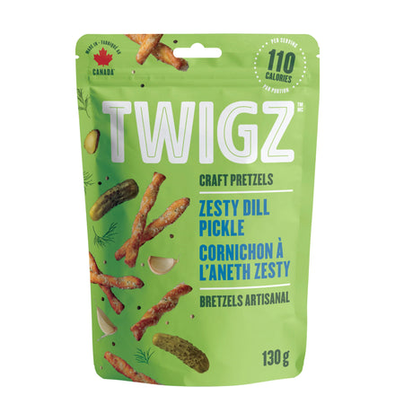 Twigz Pretzels, Zesty Dill Pickle, 130g