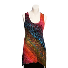 Load image into Gallery viewer, Kira Animal Print Asymmetrical Hem Tank Top, Multi
