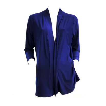 Vera Long Sleeved Short Jacket, Navy