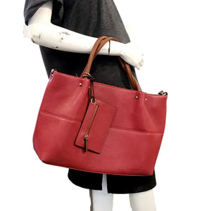 Lana 3-in-1 Tote Bag, Red
