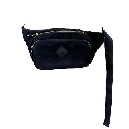 Emma 3-Zip Belt Bag, Navy
