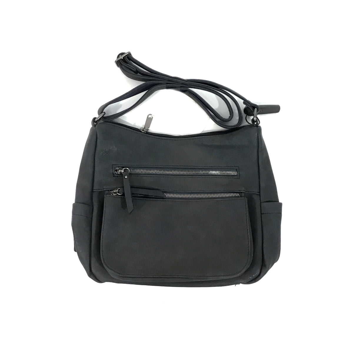 Bria 2 Zipper Front Pocket Crossbody Bag, Navy