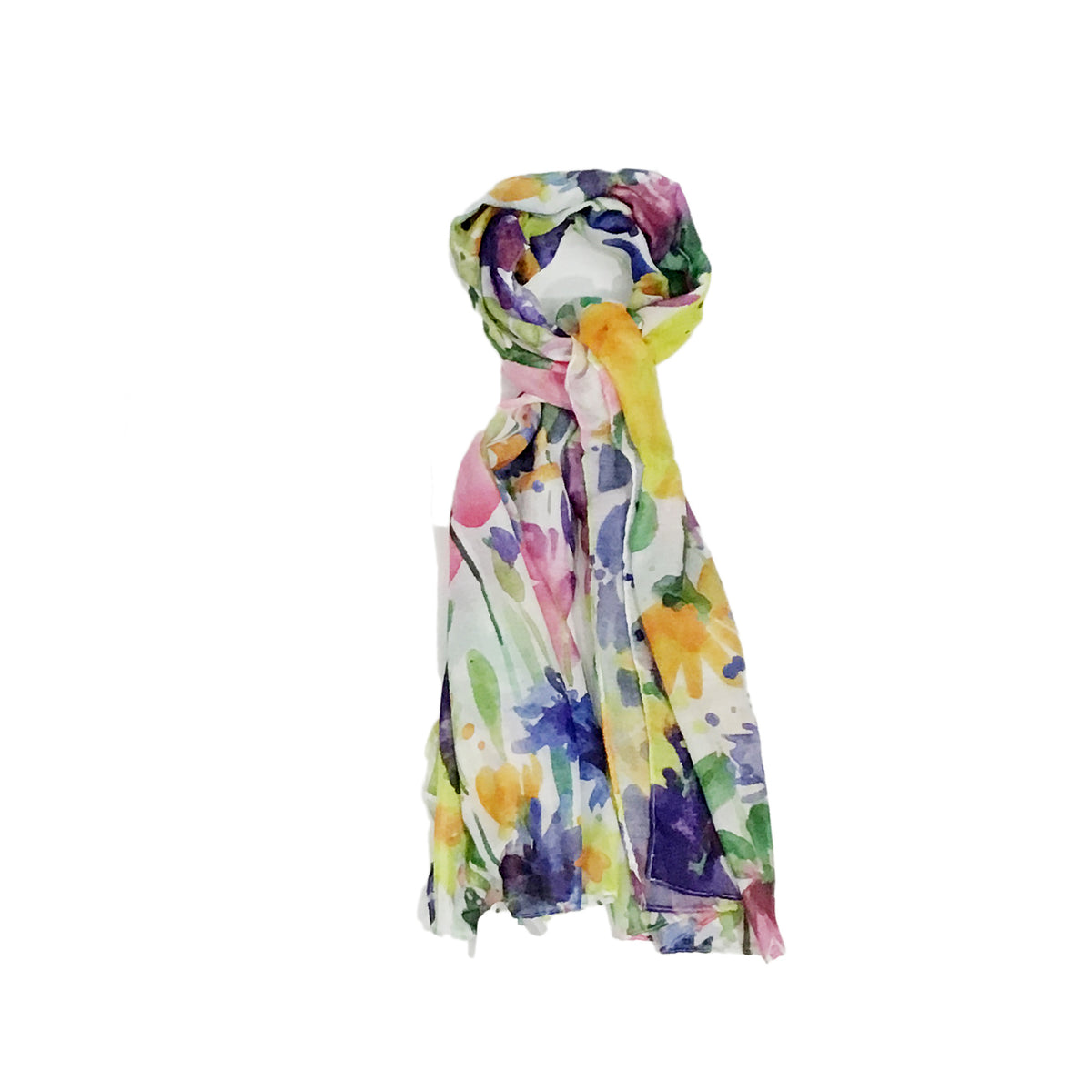 Darcey Ladies Fashion Orchid Print Scarf, Pink