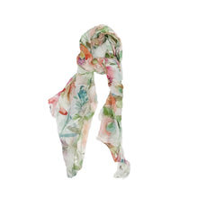 Load image into Gallery viewer, Darcey Ladies Fashion Rose Print Scarf, Pink
