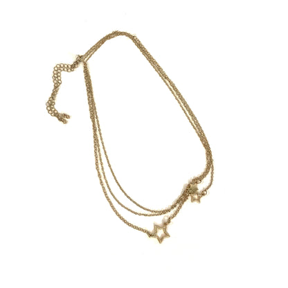 3-Piece Star Necklace Set, Gold
