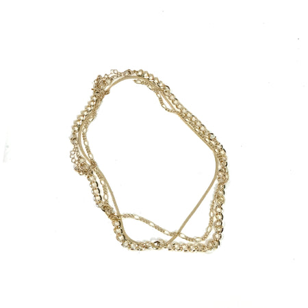 3-Piece Chain Necklace Set, Gold