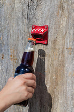 Load image into Gallery viewer, Cast Iron Red &#39;OPEN&#39; Wall Bottle Opener
