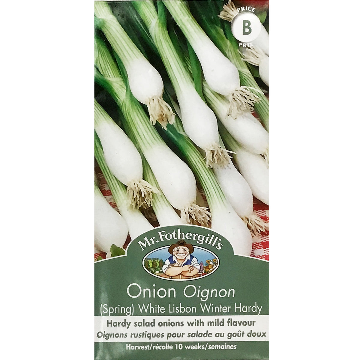 Onion - White Lisbon Seeds, Mr Fothergill's