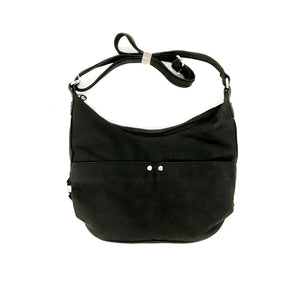 Brook Crossbody Hobo Bag, Black