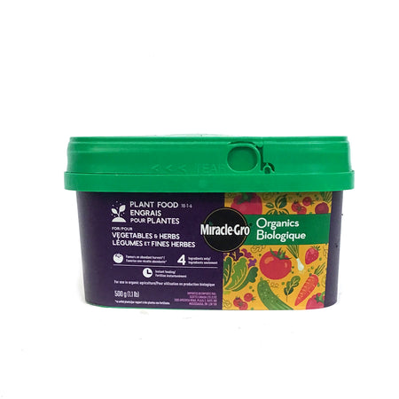 Miracle-Gro, Organics for Vegetables & Herbs, 500g
