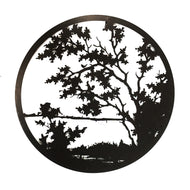 Lake View Metal Wall Art, 24in