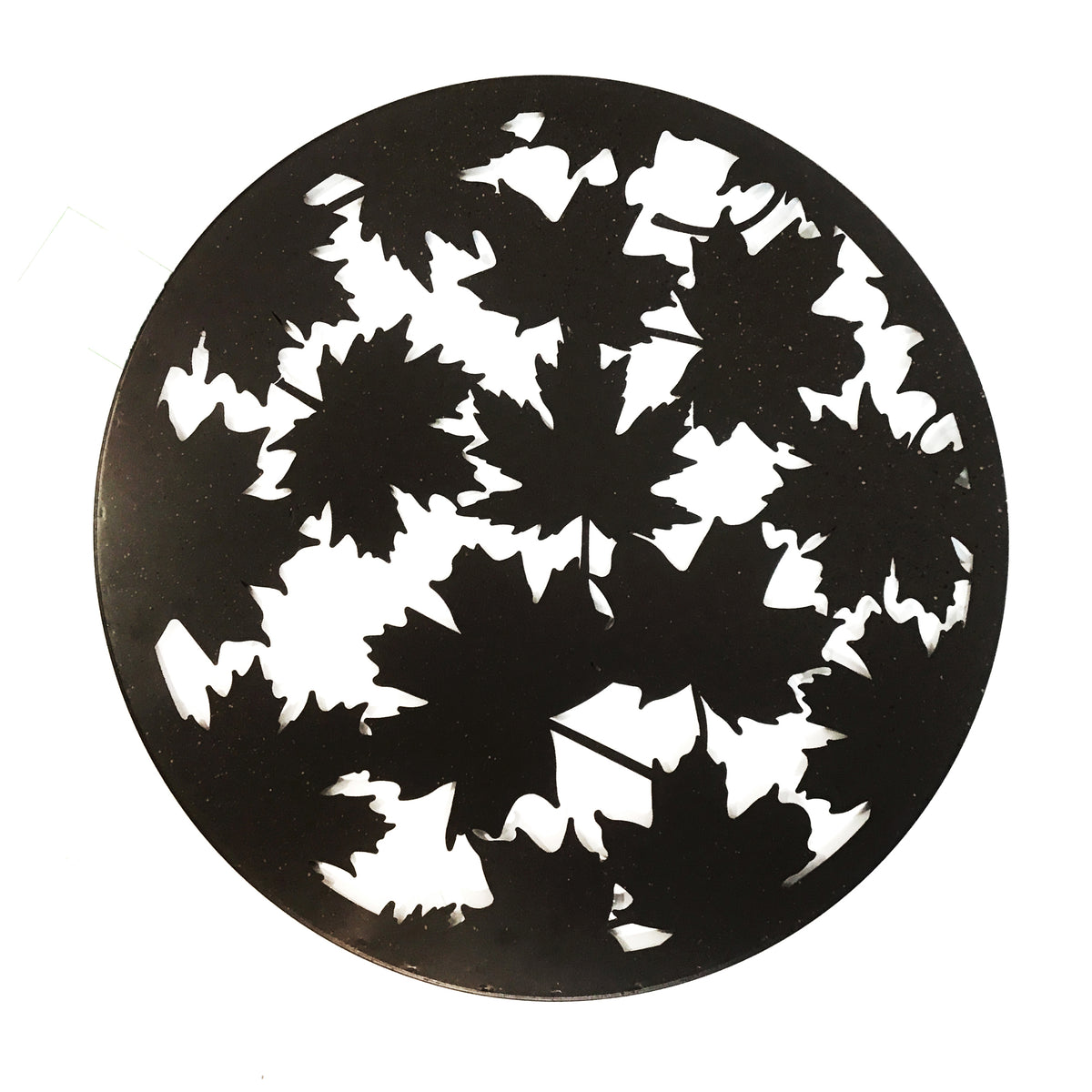 Maple Leaves Metal Wall Art, 24in