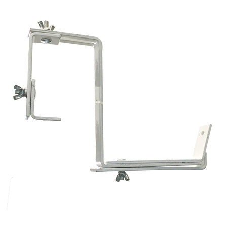 Planter Box Railing Bracket, Adjustable, White