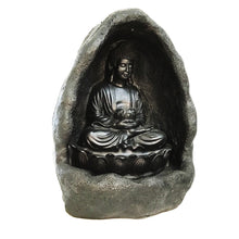 Load image into Gallery viewer, Buddha Sitting in Grotto Fountain with LED Light
