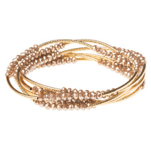 Load image into Gallery viewer, Scout Wrap Bracelet, Oyster/Gold
