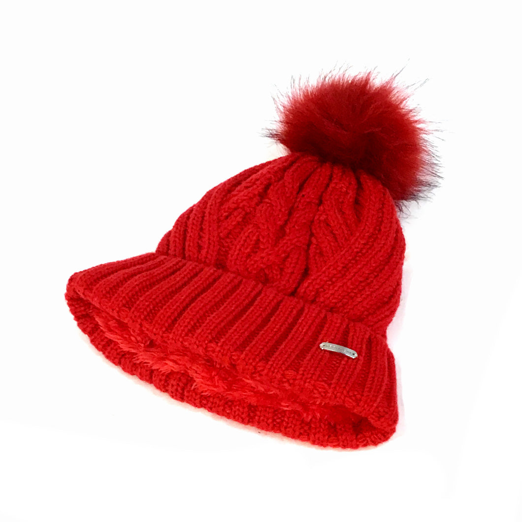 Ladies Toque, Tamara, Red, One-Size