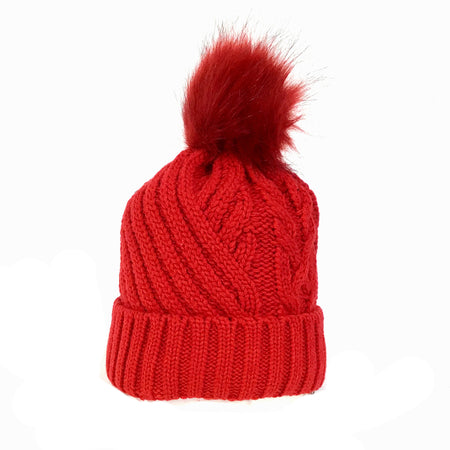 Ladies Toque, Tamara, Red, One-Size