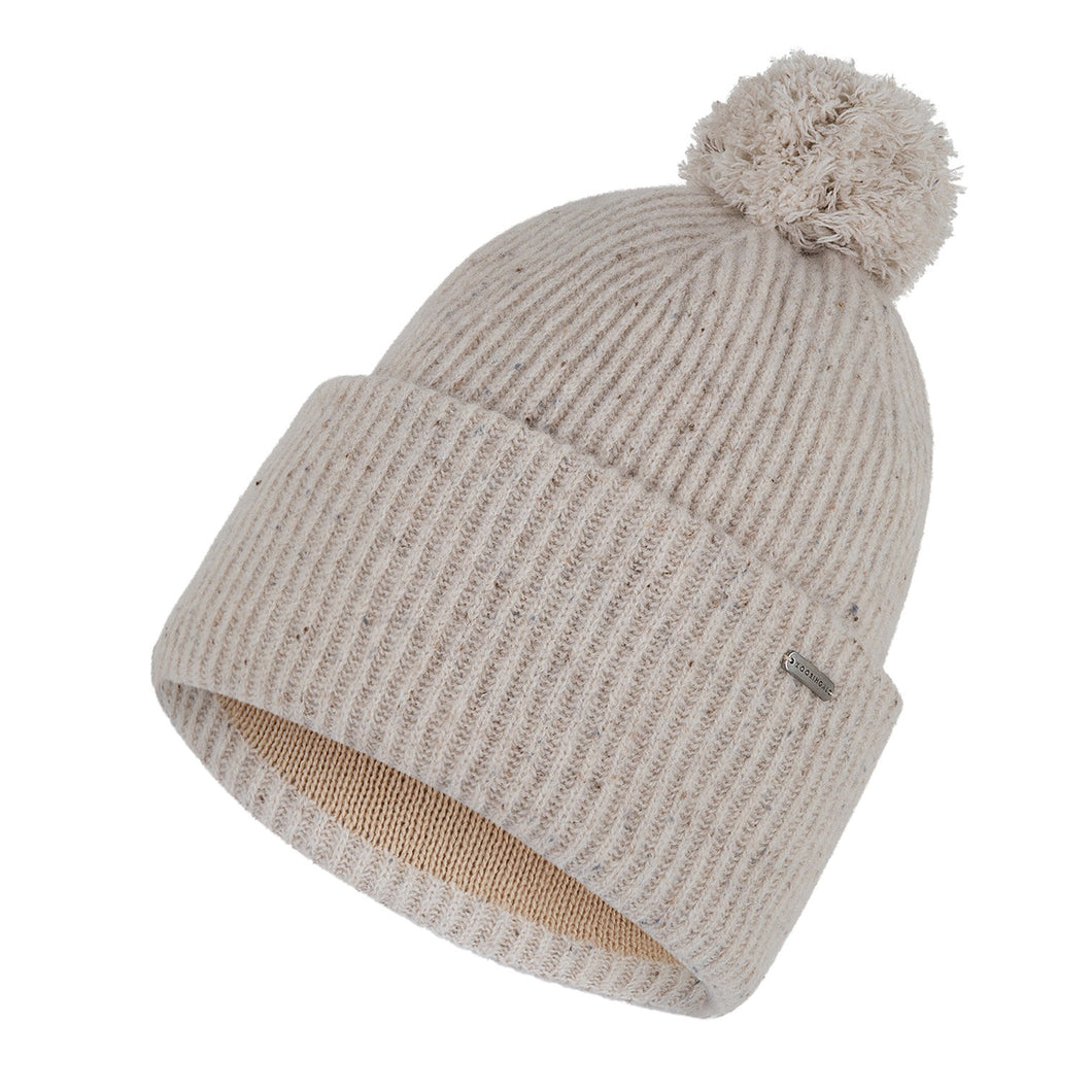 Ladies Toque, Monroe, Cream, One-Size