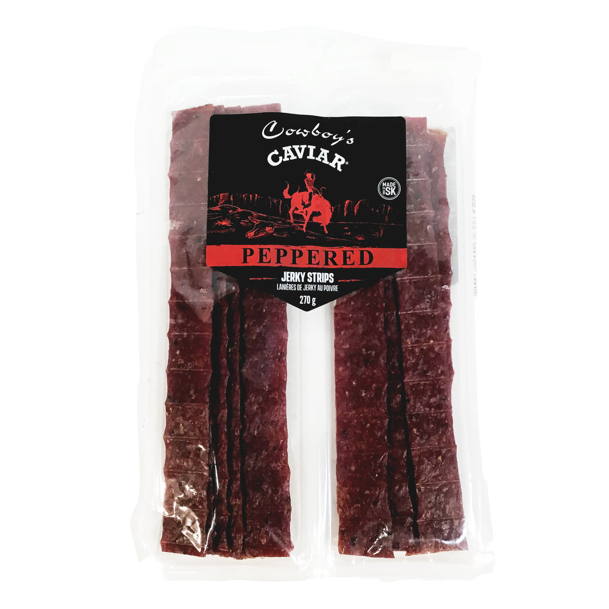 Cowboy's Caviar, Peppered Strips, 270g