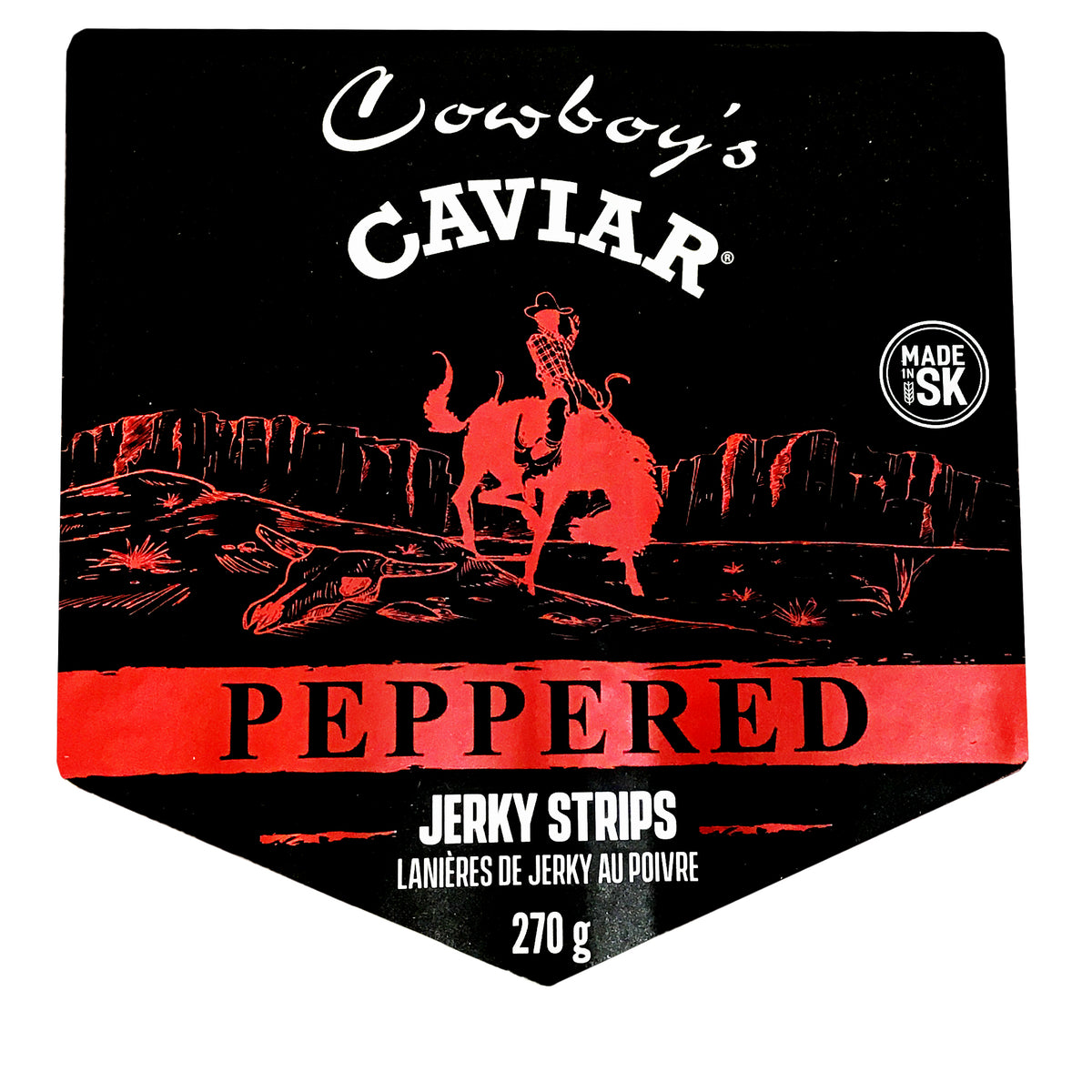 Cowboy's Caviar, Peppered Strips, 270g