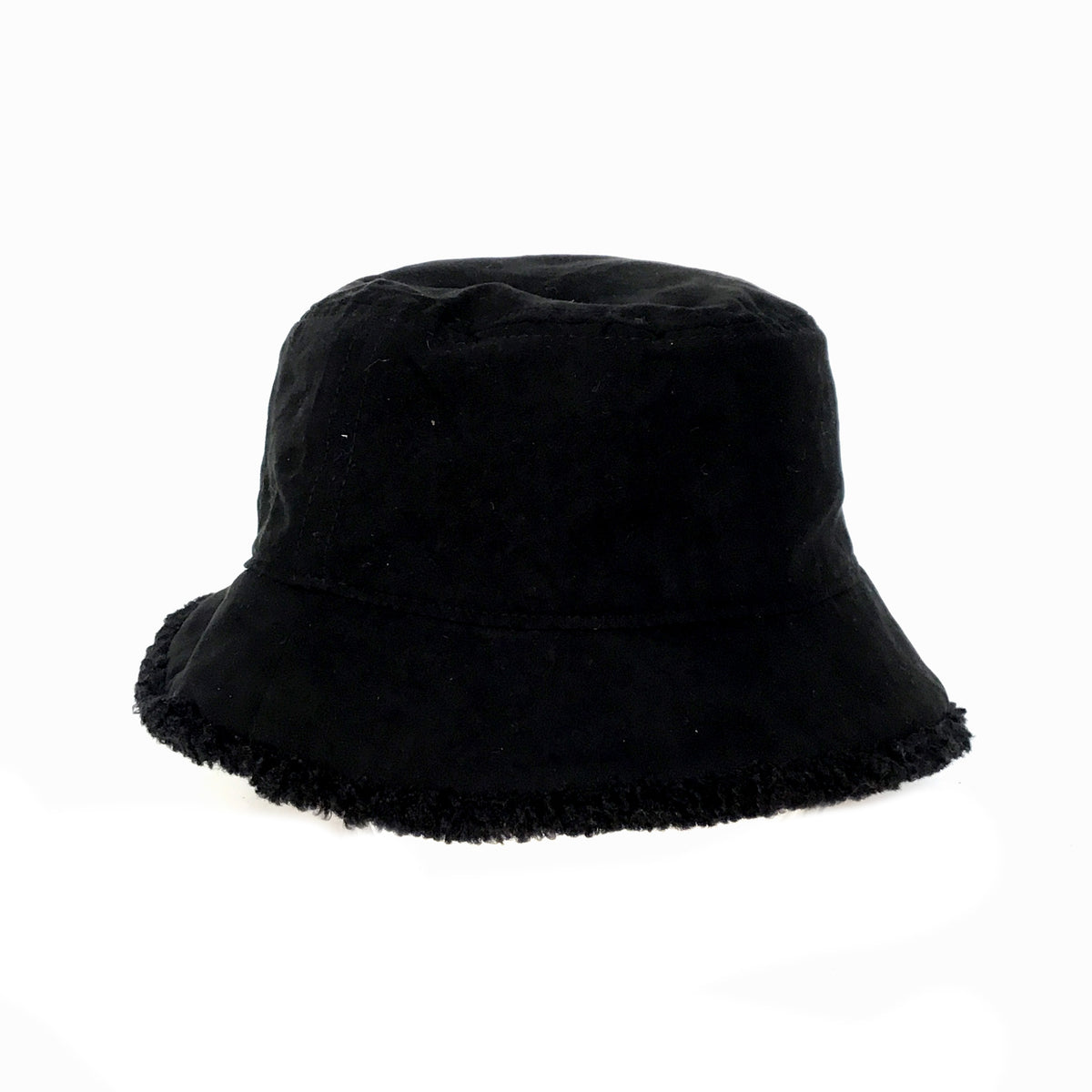 Ladies Bucket Hat, Bellevue, Washed Black