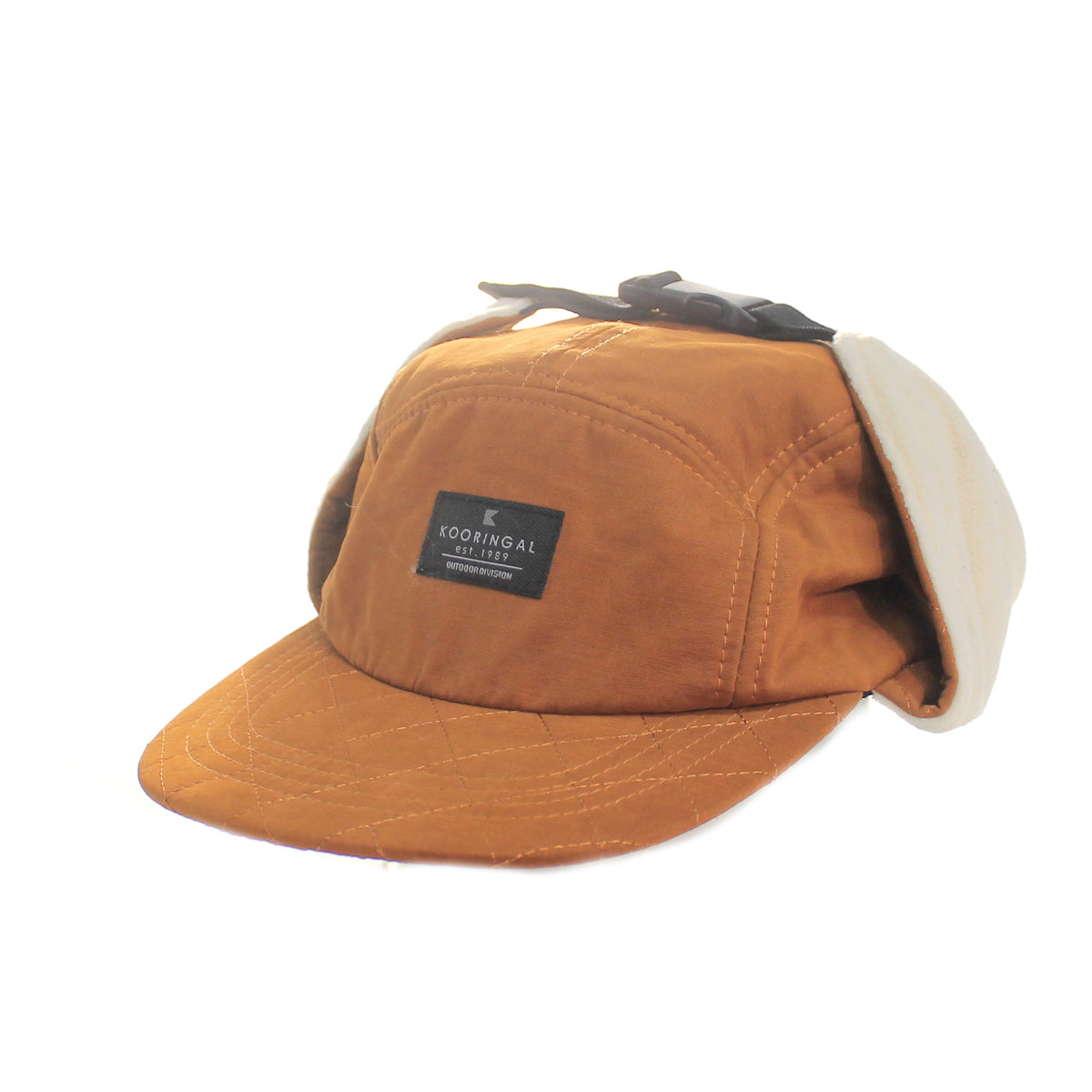 Men's Ear Flap Cap, Jindabyne, Rust, One-Size