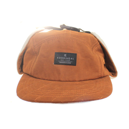 Men's Ear Flap Cap, Jindabyne, Rust, One-Size