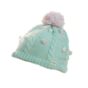 Baby Girls Toque, Lara, Mint, Large