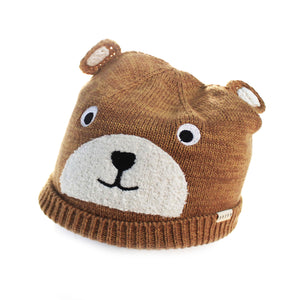 Baby Boys Toque, Baloo, Brown, Large