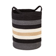 Load image into Gallery viewer, Natural Cotton Woven Basket with Handles, 12in
