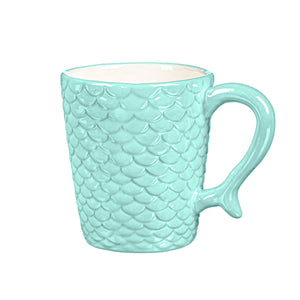 Mermaid Scales Pearl Ceramic Mug w/Box, 21oz