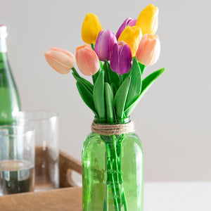 Decorative Tulip 3 Stem Bunch, 12in, 3 Styles