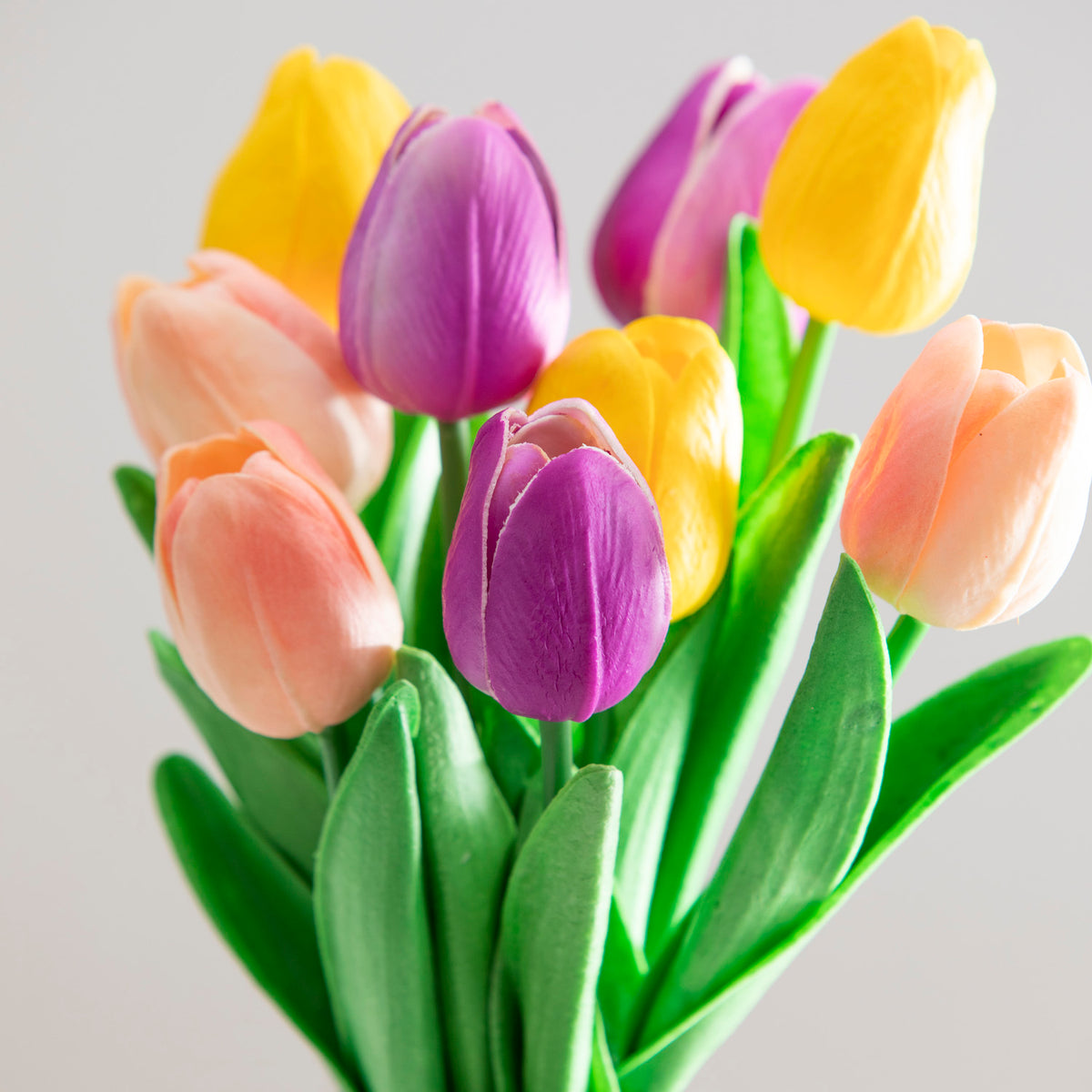 Decorative Tulip 3 Stem Bunch, 12in, 3 Styles