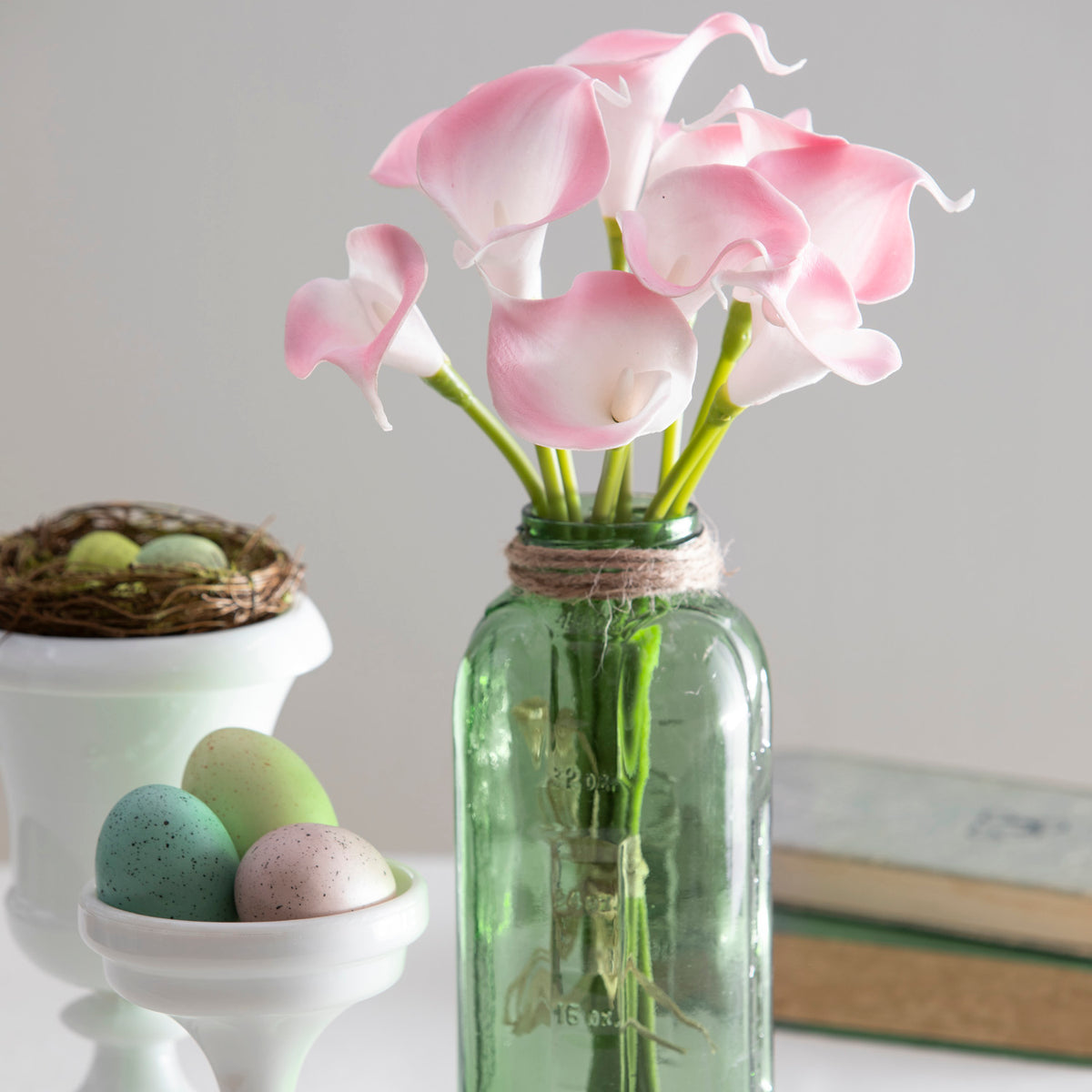 Decorative Calla Lily 10 Stem Bunch, 13.5in